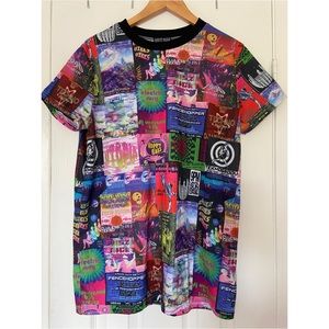 Dolls Kill 90s Rave Flier Shirt